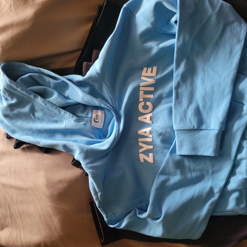 ZYIA Blue Hoodie Sweatshirt